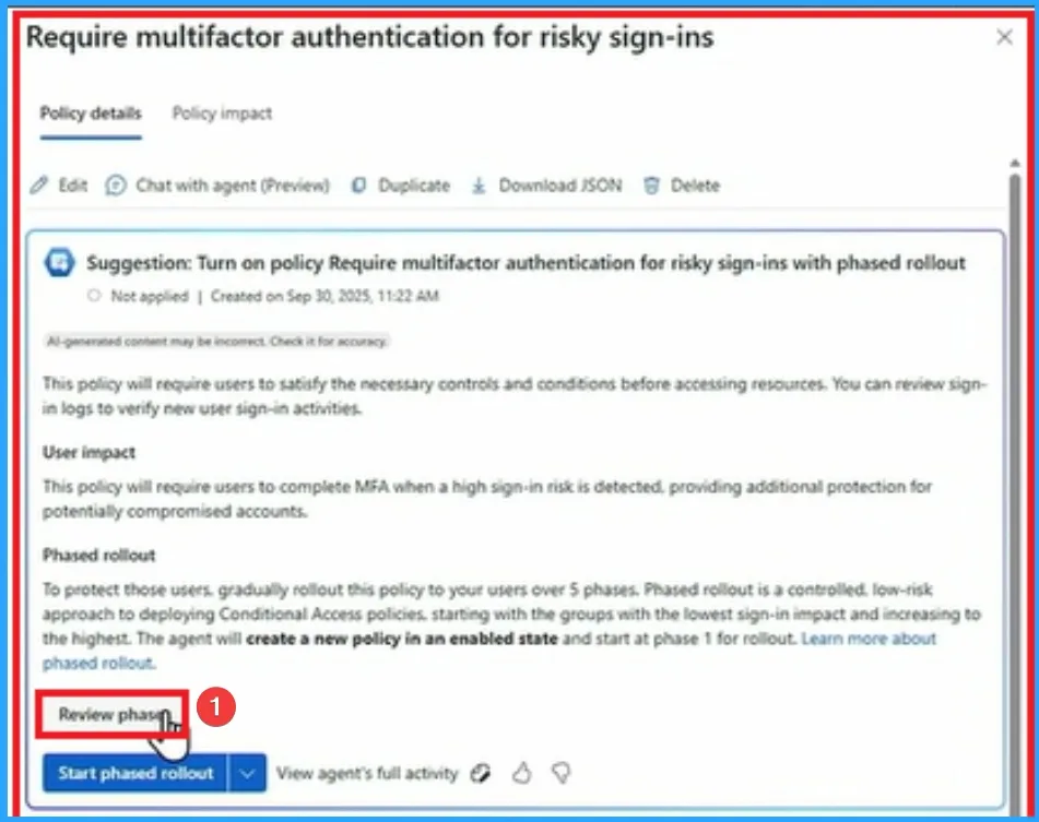 Optimize Conditional Access Agent in Entra to Fix Security Blind Spots - Fig.10 - Creds to MS