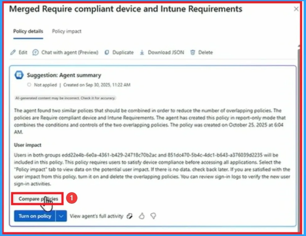 Optimize Conditional Access Agent in Entra to Fix Security Blind Spots - Fig.12 - Creds to MS