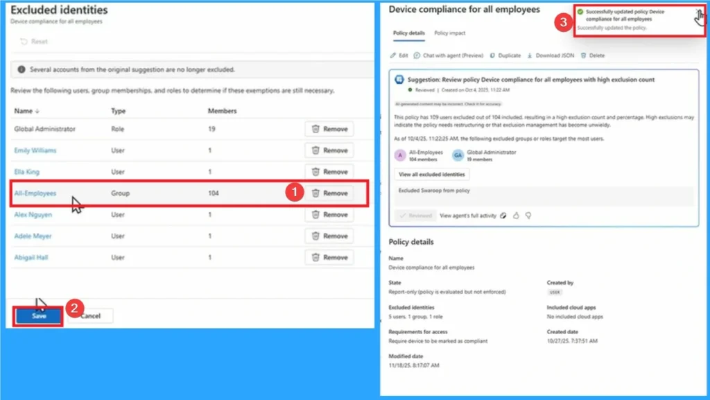 Optimize Conditional Access Agent in Entra to Fix Security Blind Spots - Fig.6- Creds to MS