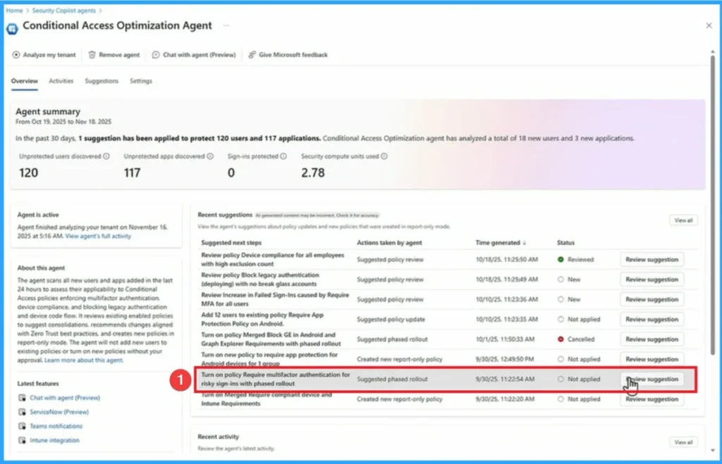 Optimize Conditional Access Agent in Entra to Fix Security Blind Spots - Fig.9 - Creds to MS