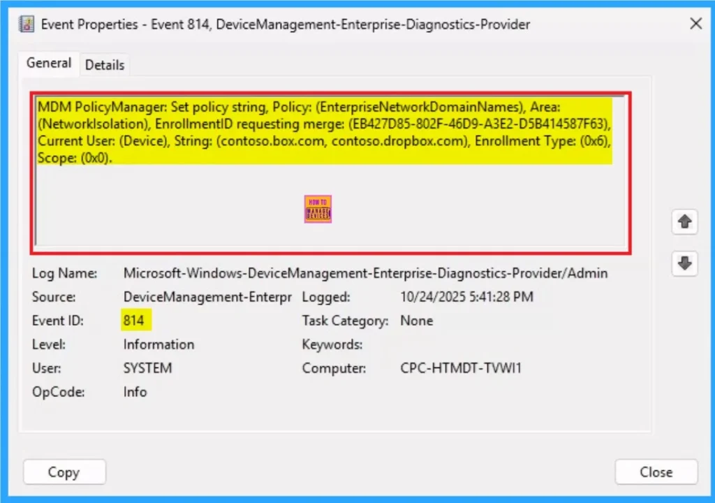 Configure Enterprise Domains Policy to Automatically Protect All Work Data using Intune 10 Configure Enterprise Domains Policy to Automatically Protect All Work Data using Intune - Fig.10