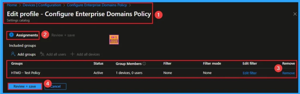 Configure Enterprise Domains Policy to Automatically Protect All Work Data using Intune 11 Configure Enterprise Domains Policy to Automatically Protect All Work Data using Intune - Fig.11