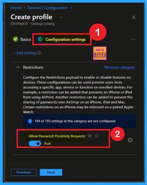 Enhancing Password Security by Blocking Proximity Requests using Intune Policy-Fig.4