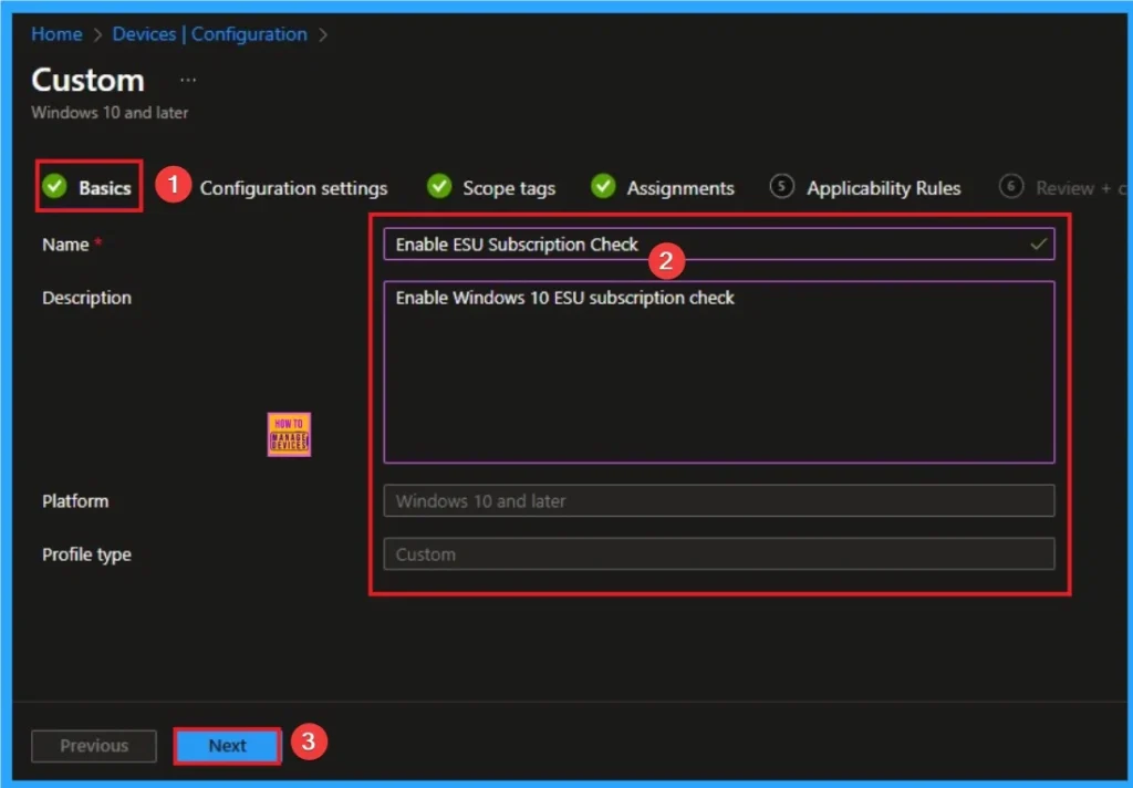 Get Free Windows 10 ESU Support for Physical Endpoints used for Accessing Windows 365 Cloud PC using Intune Policy - Fig.4