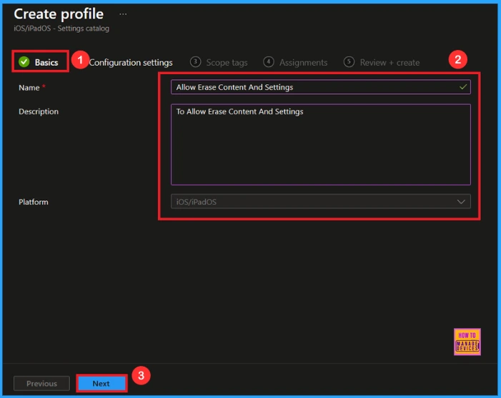 Guide to Disabling the Erase All Content Option on Supervised Devices using Intune - Fig.2