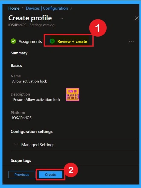 How Activation Lock Protects Lost or Stolen iOS and iPadOS Devices using Intune Polic- Fig.7