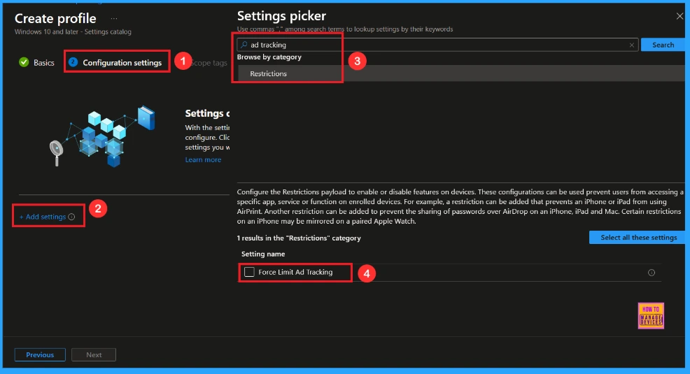 How Intune Helps Safeguard iOS Privacy by Limiting Ad Tracking - Fig.3