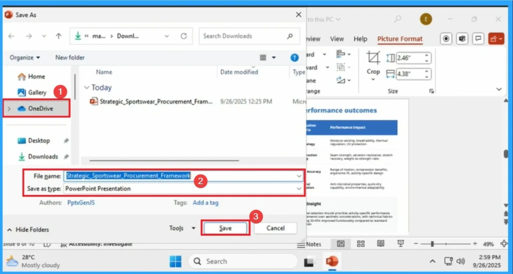 How Windows 365 for Agents Performs Intelligent PowerPoint Editing in Cloud PC - Fig.4 - Creds to MS