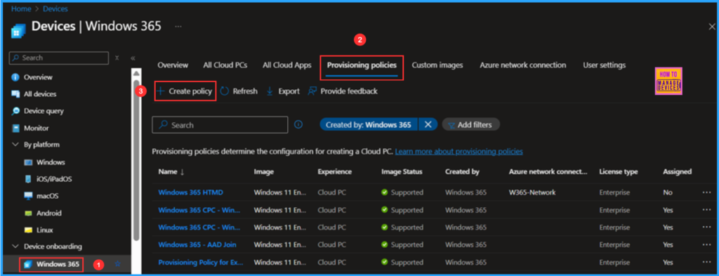 How to Provision Windows 365 Cloud PC for an External Identity using Intune. Fig. 2