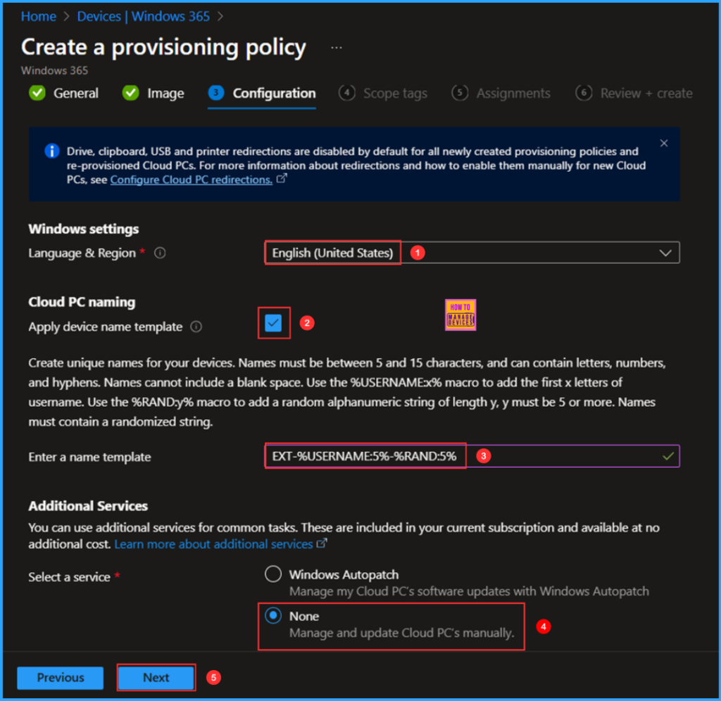 How to Provision Windows 365 Cloud PC for an External Identity using Intune. Fig. 5