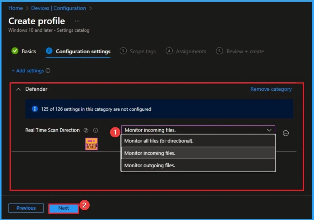 How to Use Intune to Control Defender's Scan Direction for Server Efficiency - Fig.5