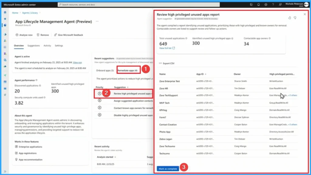 Introduction to App Lifecycle Management Agent in Entra for Unified App Control and Visibility 4 Introduction to App Lifecycle Management Agent in Entra for Unified App Control and Visibility - Fig.4 - Cred to Nichole Peterson MS