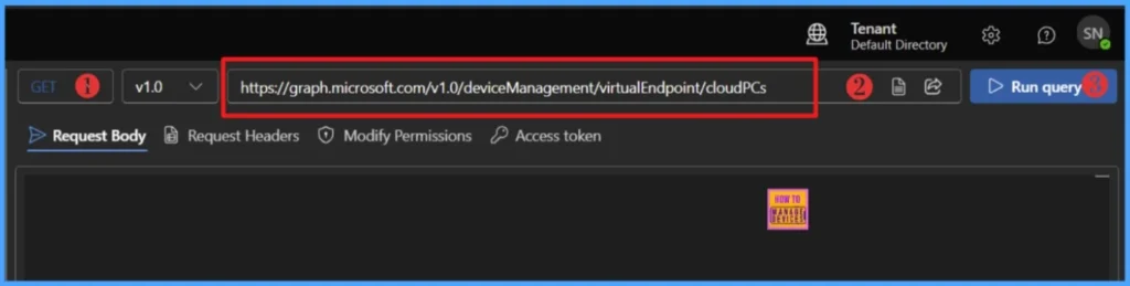 How to List all Windows 365 Cloud PCs in your Tenant using Microsoft Graph API. Fig-03