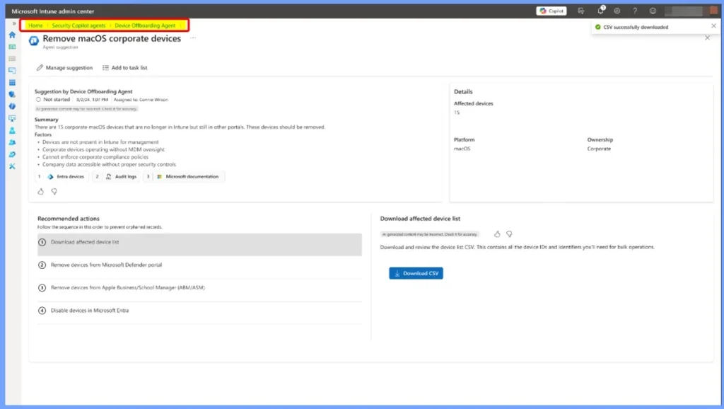 Intune Agentic AI Enablement Roadmap for 2026 - Fig.5