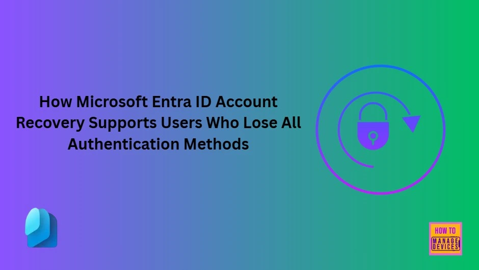How Microsoft Entra ID Account Recovery Supports Users Who Lose All Authentication Methods - Fig.1