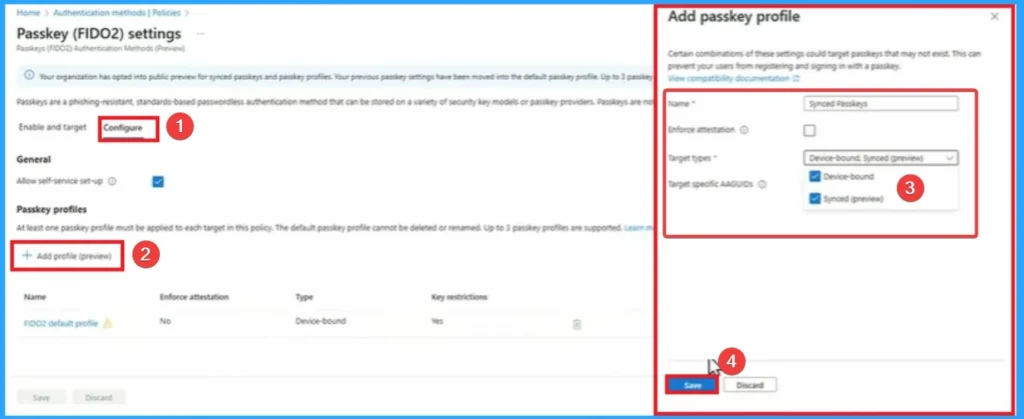 Setup Synced Passkeys in Entra ID for Credentials to be Phishing‑Resistant and Portable Across Devices - Fig.4 – Cred to Nichole Peterson MS
