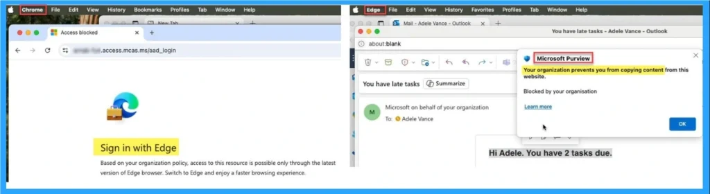 Enable In-Browser Protection with Microsoft Edge for Business to Securing Cloud Apps Without Proxies 3 Enable In-Browser Protection with Microsoft Edge for Business to Securing Cloud Apps Without Proxies - Fig.3 - Creds to Arnab Mitra