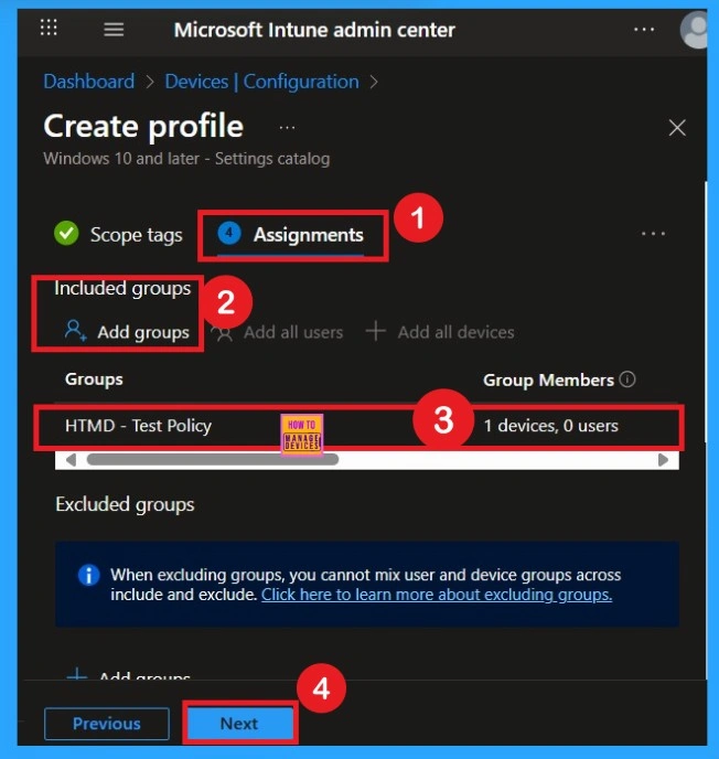 Enhancing System Security by Configuring UAC Elevation Prompts using Intune policy -Fig.8
