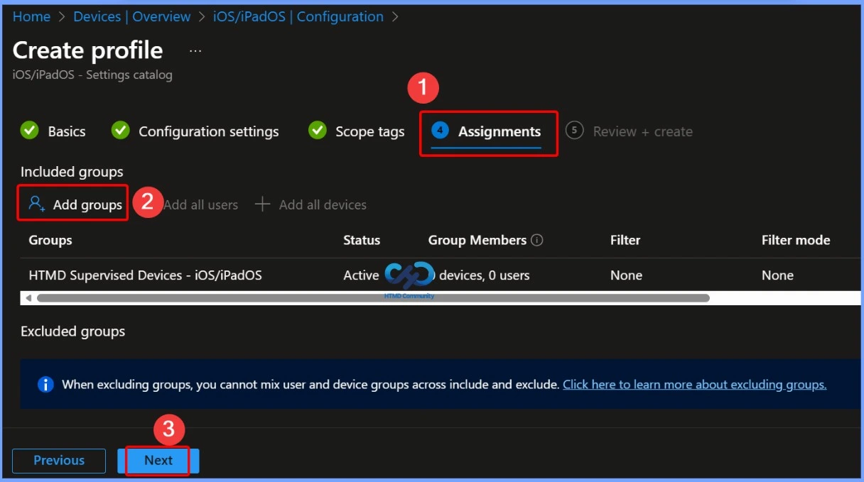 Enable Lock Screen Control Center on iOS using Intune Device Restrictions Policy - Fig.8