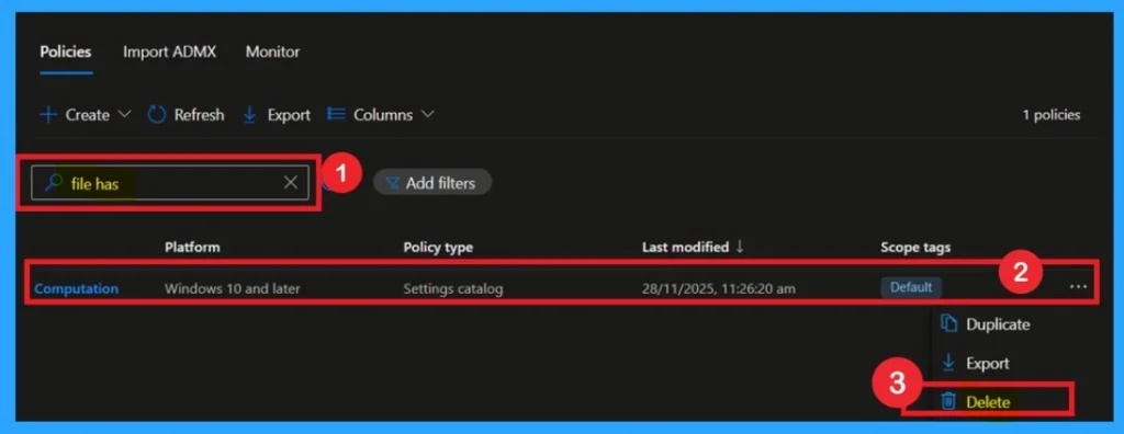 Enable File Hash Computation for Faster & Safer Malware Scanning using Intune Policy -Fig.10