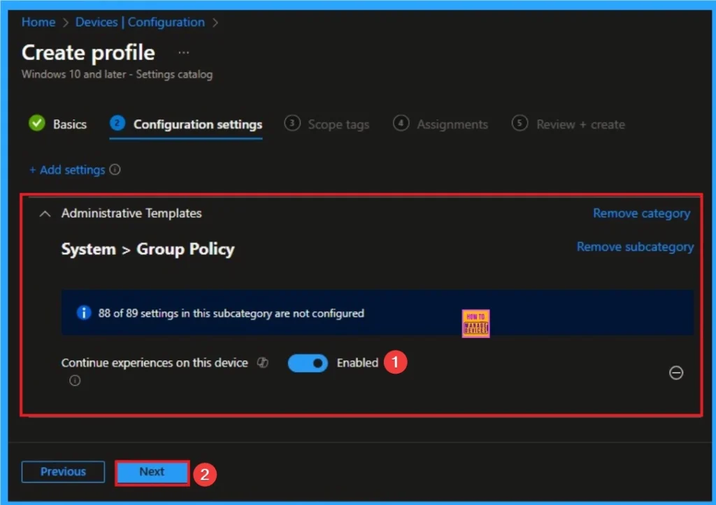 Enable Windows Cross Device Participation to Seamlessly Share Content using Intune - Fig.6