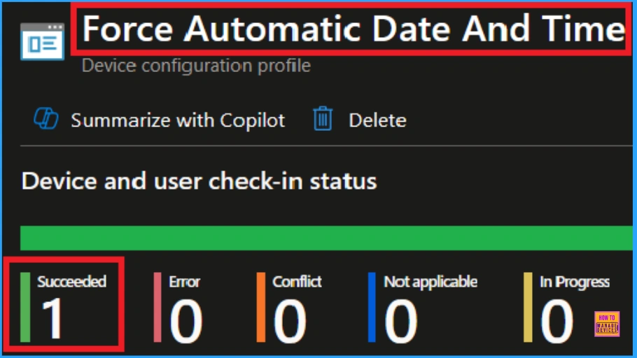 Enforcing Automatic Date and Time for Supervised iOS Devices using Intune 9 Enforcing Automatic Date and Time for Supervised iOS Devices using Intune - Fig.9