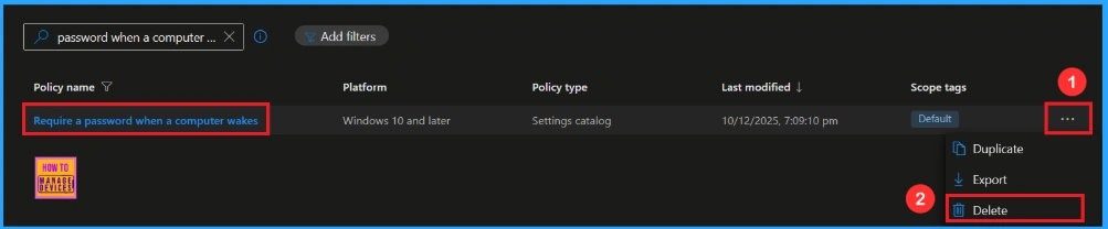 Enforcing Password Prompt on Wake for Stronger Security using Intune 12 Enforcing Password Prompt on Wake for Stronger Security using Intune - Fig.11