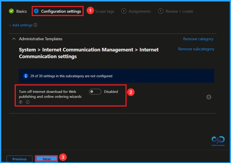 Enhancing Windows Security by Controlling Web Publishing Providers using Intune 5 Enhancing Windows Security by Controlling Web Publishing Providers using Intune -Fig.4