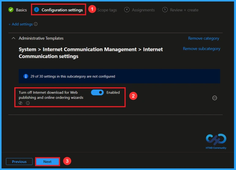 Enhancing Windows Security by Controlling Web Publishing Providers using Intune 6 Enhancing Windows Security by Controlling Web Publishing Providers using Intune -Fig.5