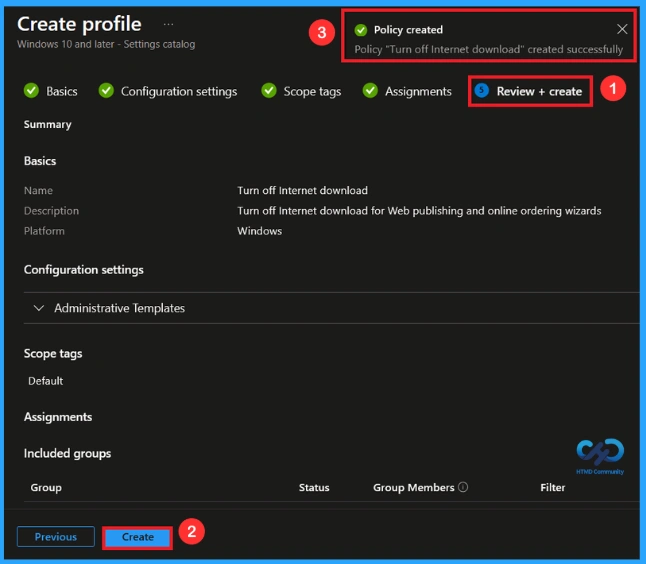 Enhancing Windows Security by Controlling Web Publishing Providers using Intune 9 Enhancing Windows Security by Controlling Web Publishing Providers using Intune -Fig.8