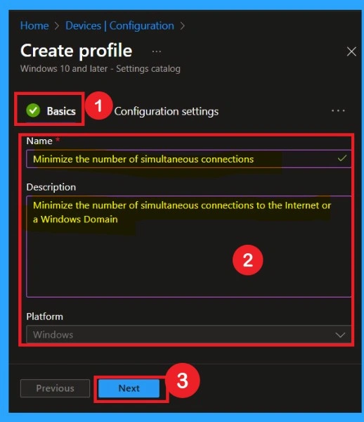 Improving Network Protection with the Minimize Simultaneous Connections Policy in Intune- Fig.3