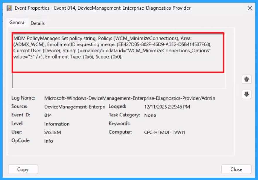 Improving Network Protection with the Minimize Simultaneous Connections Policy in Intune- Fig.11
