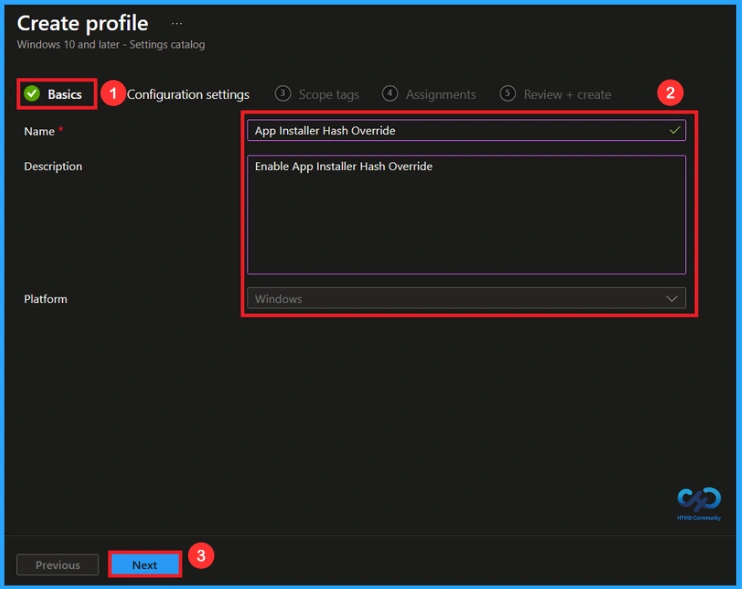 How to Control SHA256 Validation in Windows Package Manager using Intune - Fig.2