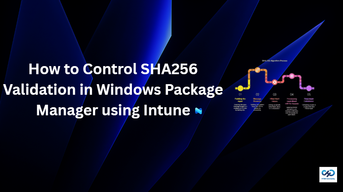 How to Control SHA256 Validation in Windows Package Manager using Intune