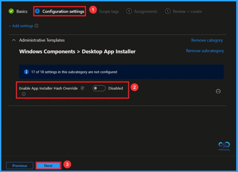 How to Control SHA256 Validation in Windows Package Manager using Intune - Fig.4