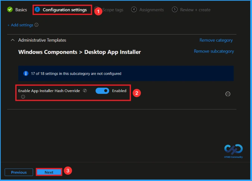 How to Control SHA256 Validation in Windows Package Manager using Intune - Fig.5