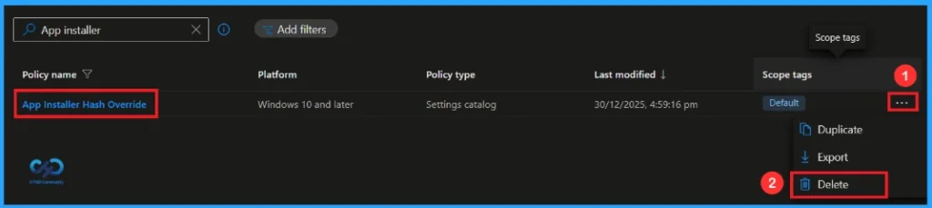 How to Control SHA256 Validation in Windows Package Manager using Intune - Fig.11
