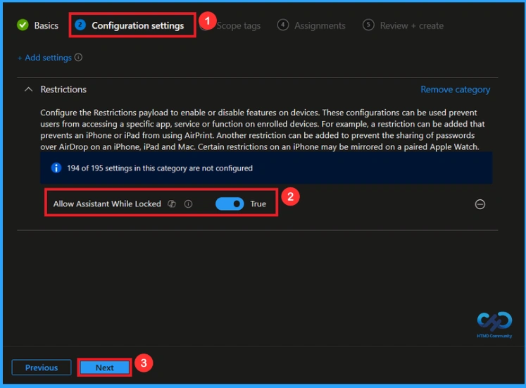 How to Disable Siri When the Device Is Locked on iOS using Intune - Fig.4