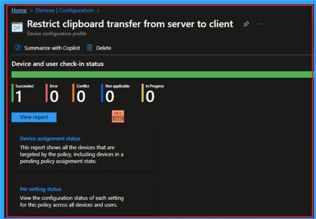 How to Restrict Clipboard Transfer from Client to Server on Remote Desktop Services using Intune 10 How to Restrict Clipboard Transfer from Client to Server on Remote Desktop Services using Intune - Fig.10