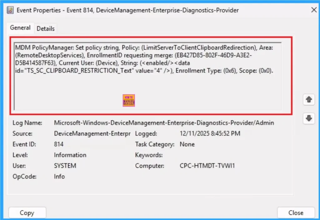 How to Restrict Clipboard Transfer from Client to Server on Remote Desktop Services using Intune 11 How to Restrict Clipboard Transfer from Client to Server on Remote Desktop Services using Intune - Fig.11