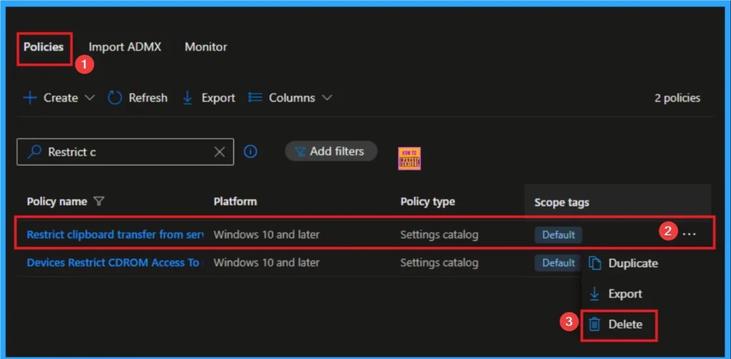 How to Restrict Clipboard Transfer from Client to Server on Remote Desktop Services using Intune 13 How to Restrict Clipboard Transfer from Client to Server on Remote Desktop Services using Intune - Fig.13