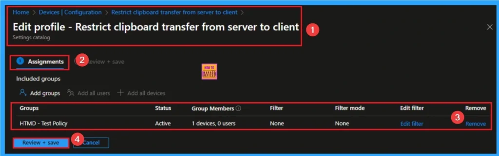How to Restrict Clipboard Transfer from Client to Server on Remote Desktop Services using Intune 12 How to Restrict Clipboard Transfer from Client to Server on Remote Desktop Services using Intune - Fig.12