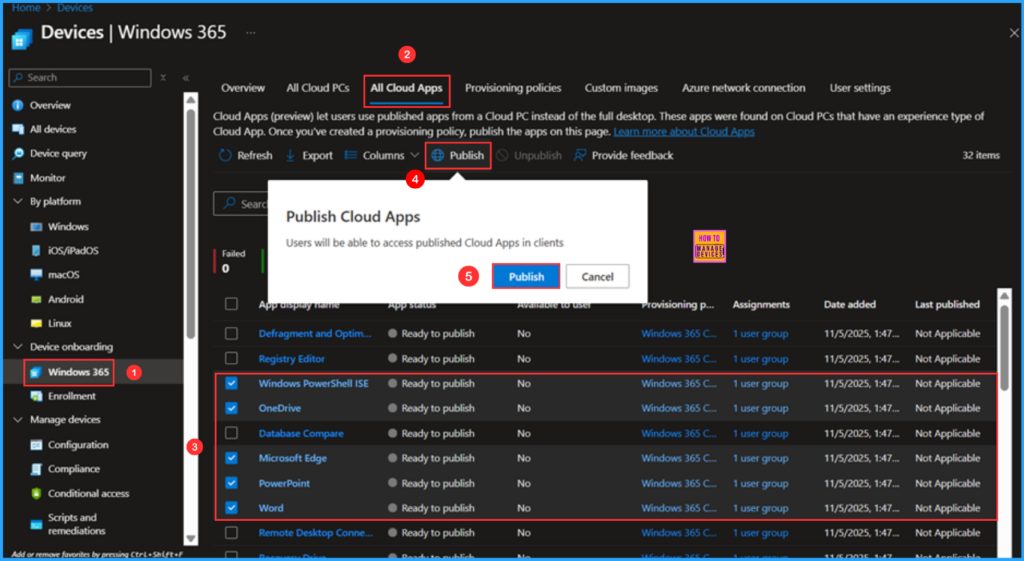 How to Set Up Windows 365 Cloud Apps Using Microsoft Intune 11 How to Set Up Windows 365 Cloud Apps Using Microsoft Intune. Fig. 11