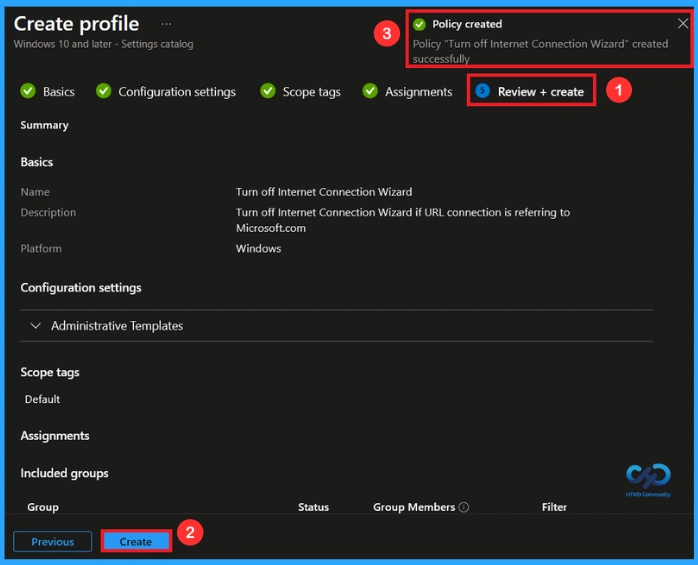 Managing ISP List Downloads in the Internet Connection Wizard using Intune 9 Managing ISP List Downloads in the Internet Connection Wizard using Intune - Fig.8