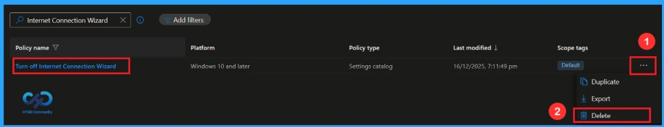 Managing ISP List Downloads in the Internet Connection Wizard using Intune 12 Managing ISP List Downloads in the Internet Connection Wizard using Intune - Fig.11