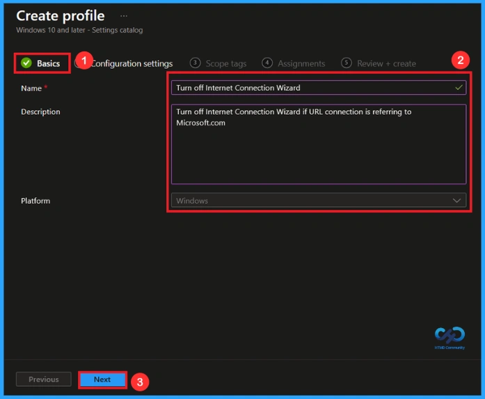 Managing ISP List Downloads in the Internet Connection Wizard using Intune 3 Managing ISP List Downloads in the Internet Connection Wizard using Intune - Fig.2