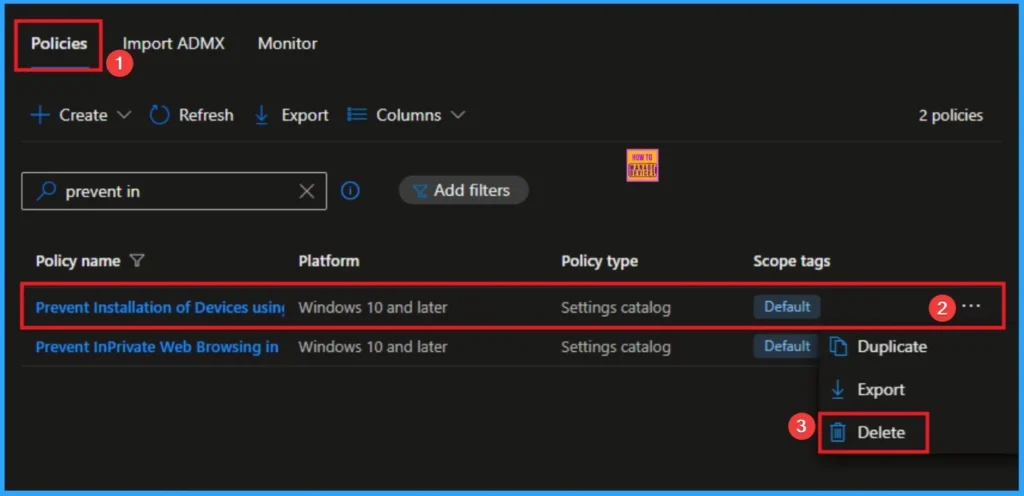 Prevent Installation of Devices using Drivers that Match these Device Setup Classes using Intune - Fig.13