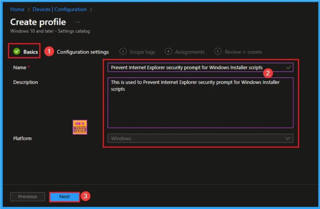 Prevent Internet Explorer Security Prompt for Windows Installer Scripts using Intune 3 Prevent Internet Explorer Security Prompt for Windows Installer Scripts using Intune - Fig.3
