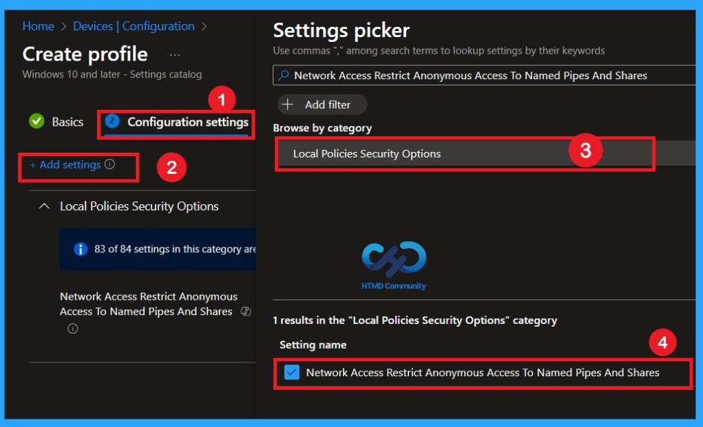 Reducing Security Risks by Restricting Anonymous Access Using Intune Policy -Fig.4