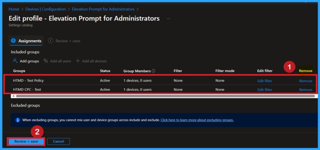 Enhancing System Security by Configuring UAC Elevation Prompts using Intune policy -Fig.11